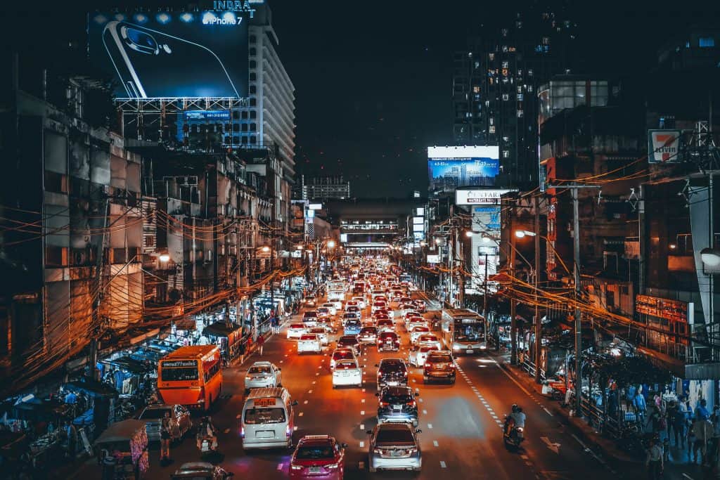 heavy Bangkok traffic